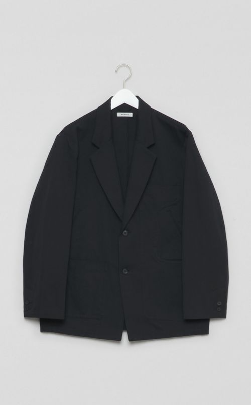 コットンリネン2ボタンワークジャケット