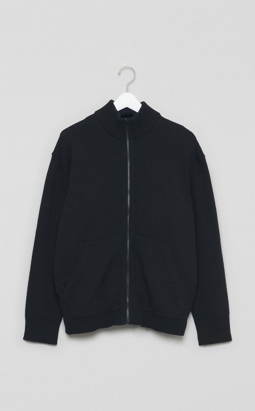 ベストドッキングジップカーディガン