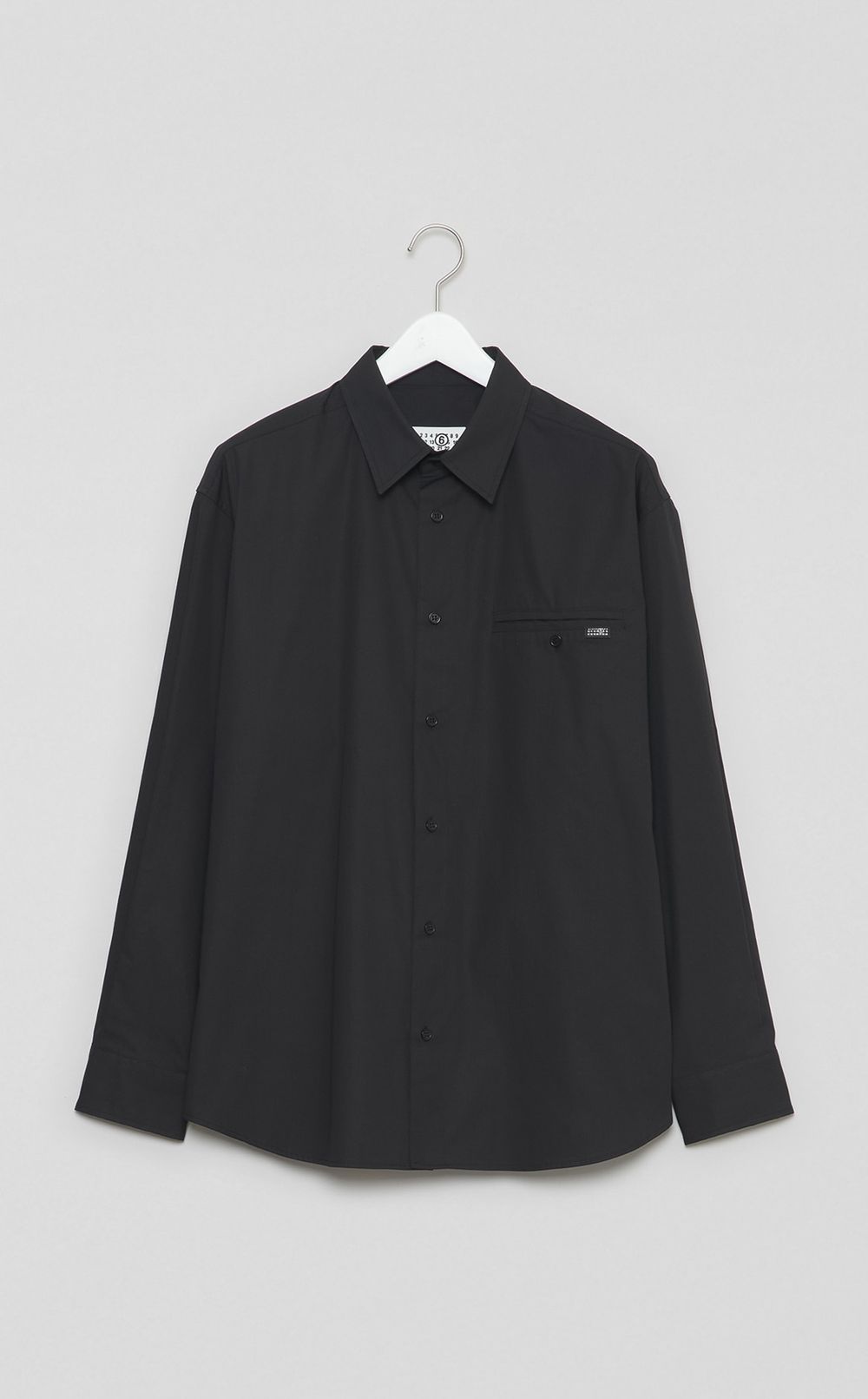 コットンポプリンピスポケットシャツ