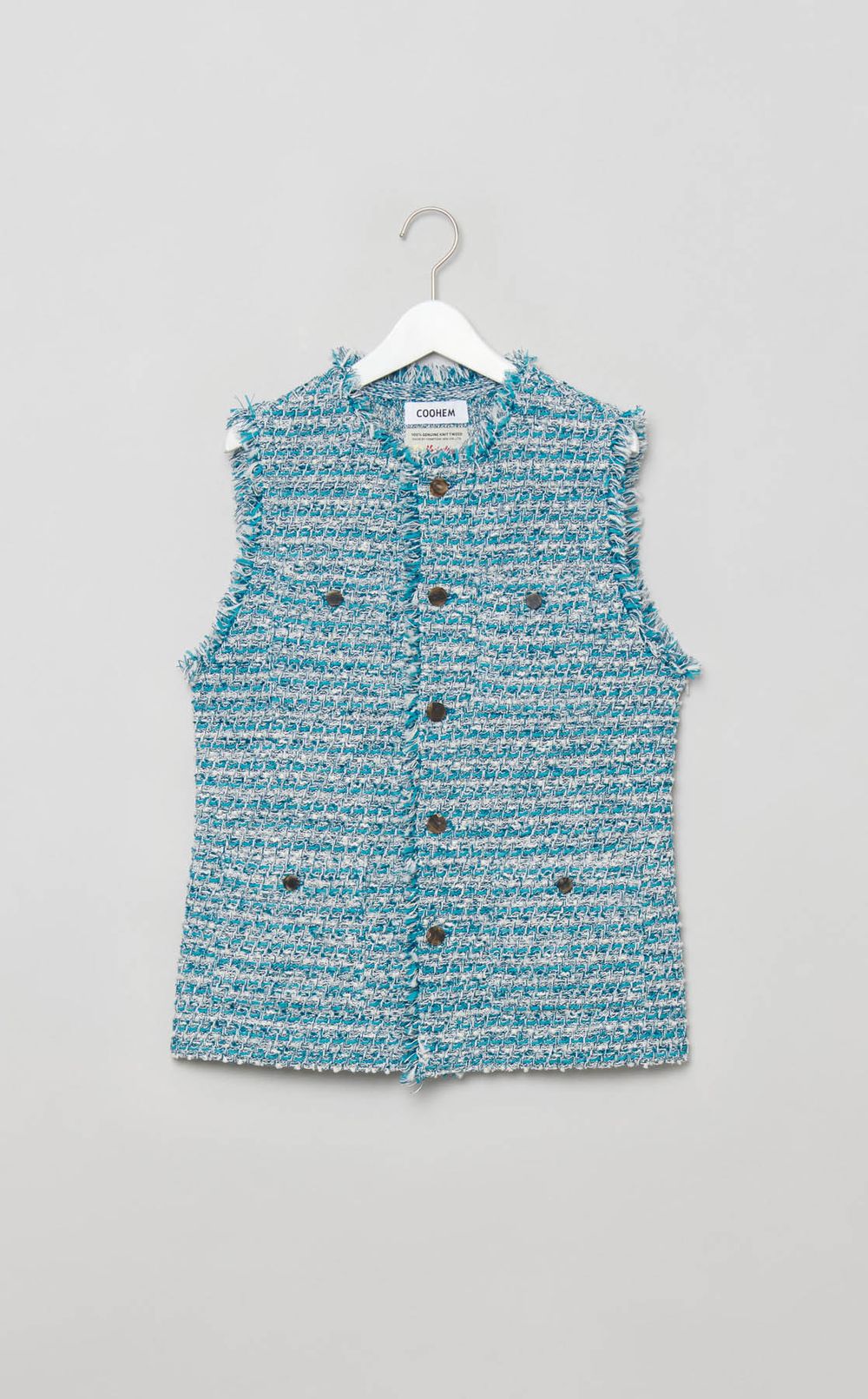 ツイードモクノーカラージレ