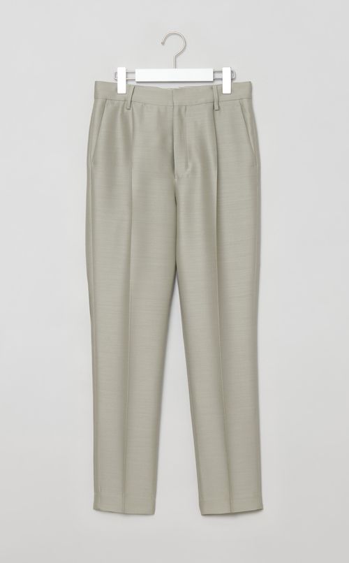 センタープレステーパードパンツ