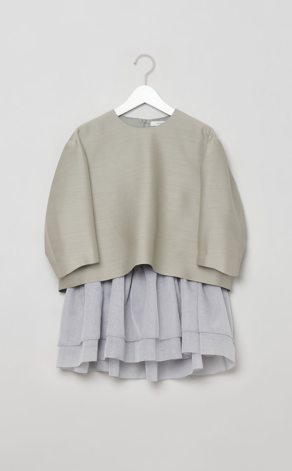 レイヤード2wayハーフスリーブブラウス