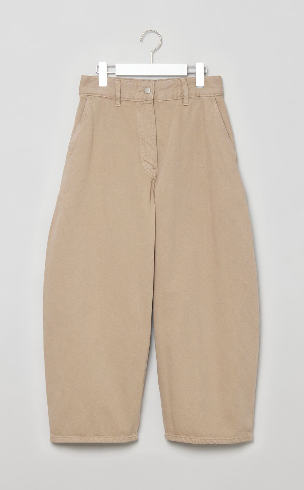 コットンワイドデニムパンツ