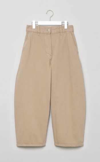 コットンワイドデニムパンツ