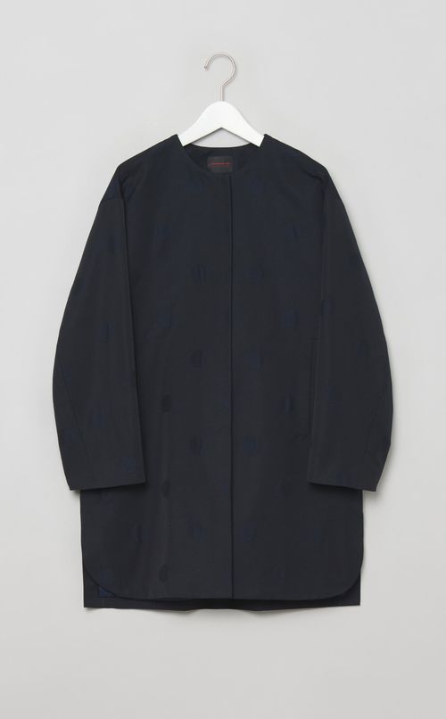 グログランノーカラーコート