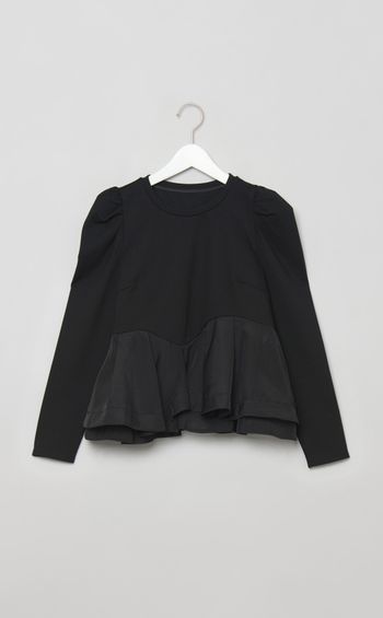 ペプラムドッキングプルオーバー