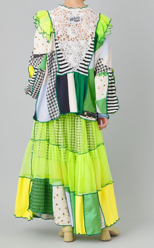 【reADdress】ウエストリボンチュールスカート