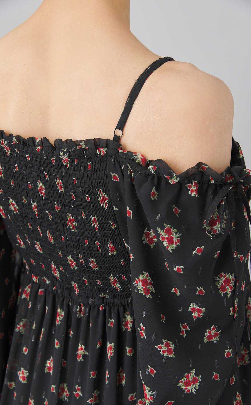 2wayフラワープリントワンピース