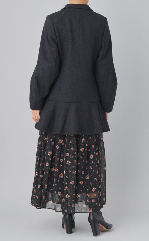 ツイードフレアドレスコート