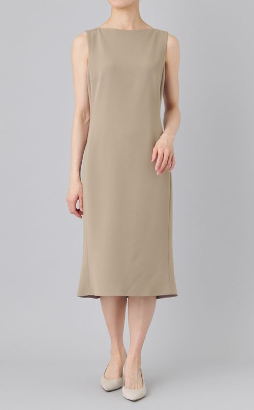 トリアセテートミディワンピース