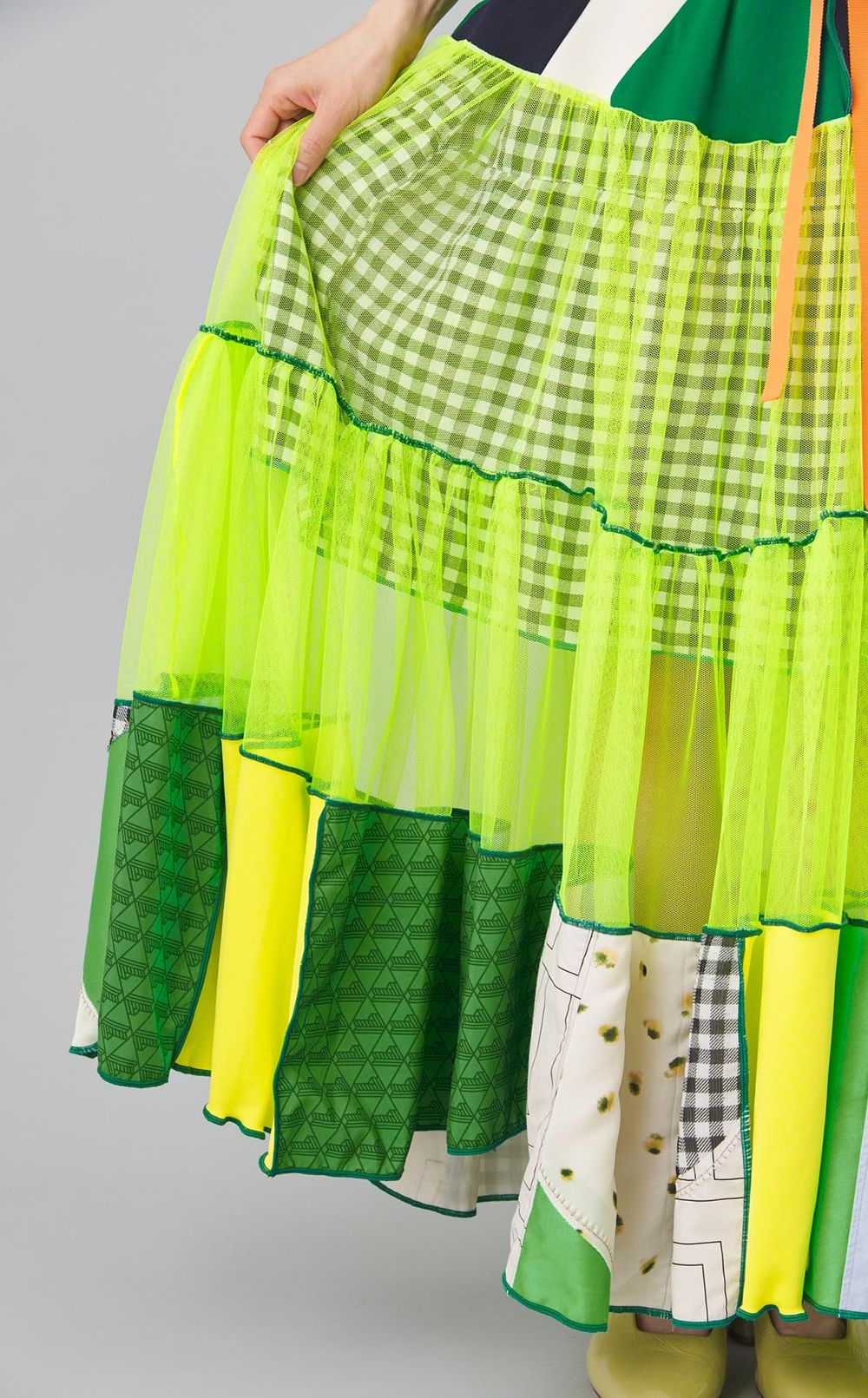 【reADdress】ウエストリボンチュールスカート