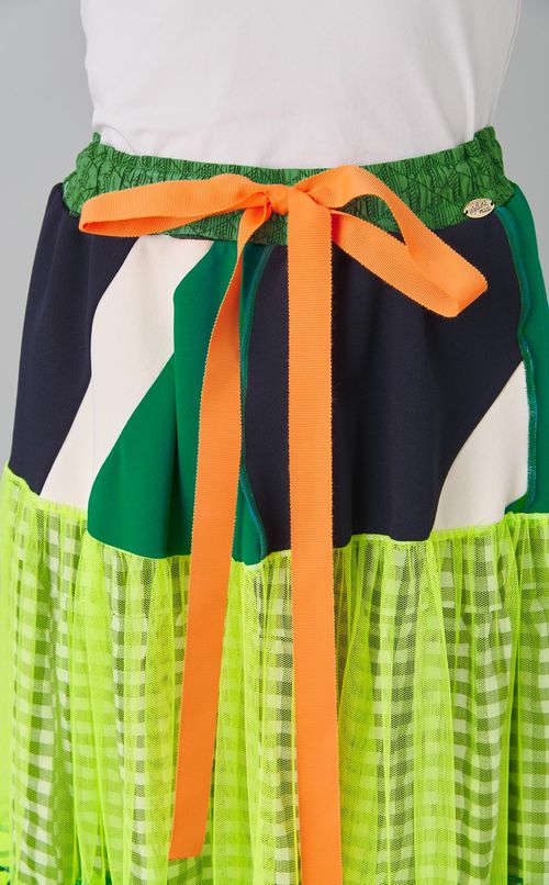 【reADdress】ウエストリボンチュールスカート