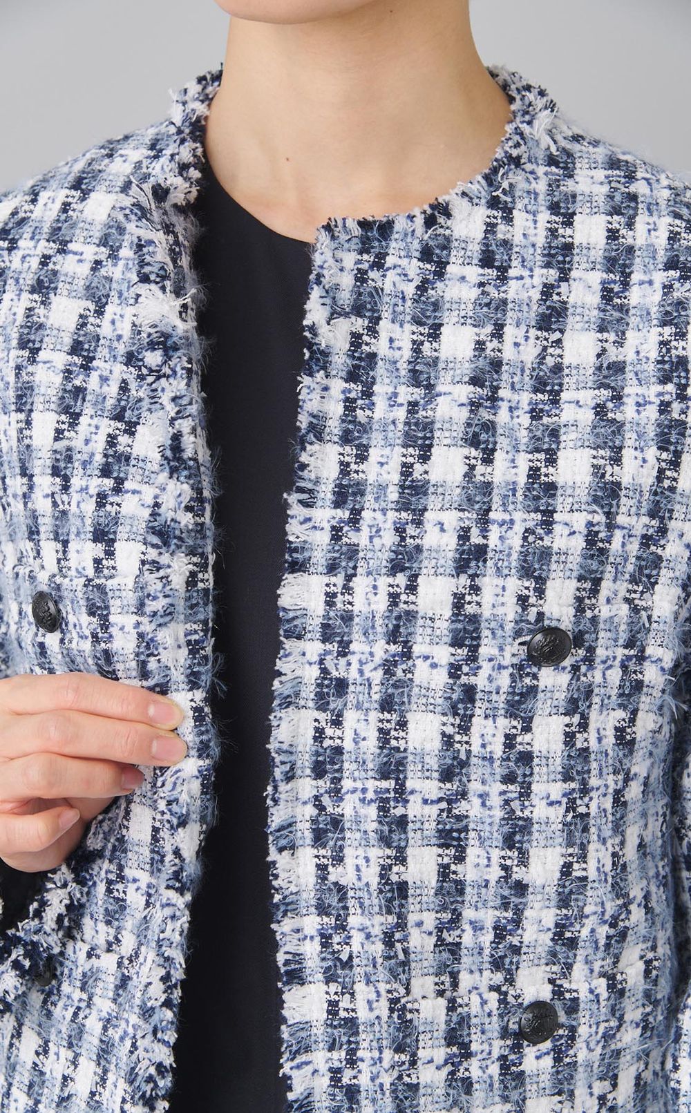 ファンシーツイードジャケット