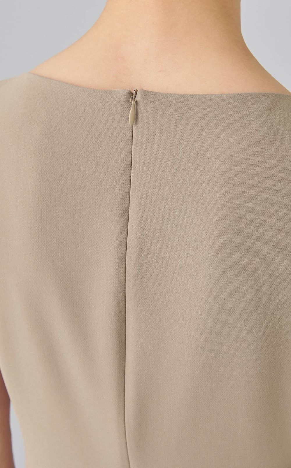 トリアセテートミディワンピース