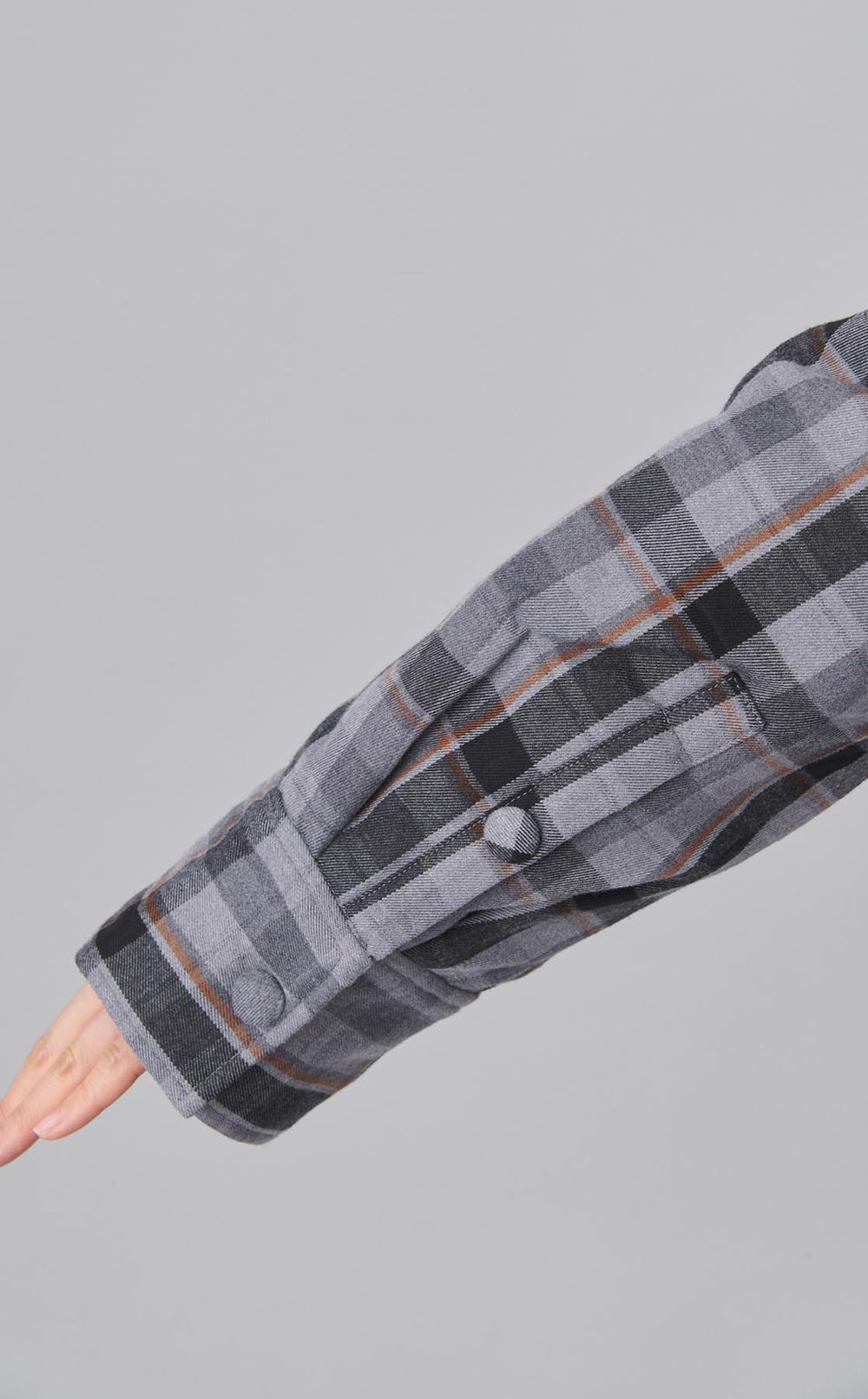 ブラッシュチェック中綿ブルゾン