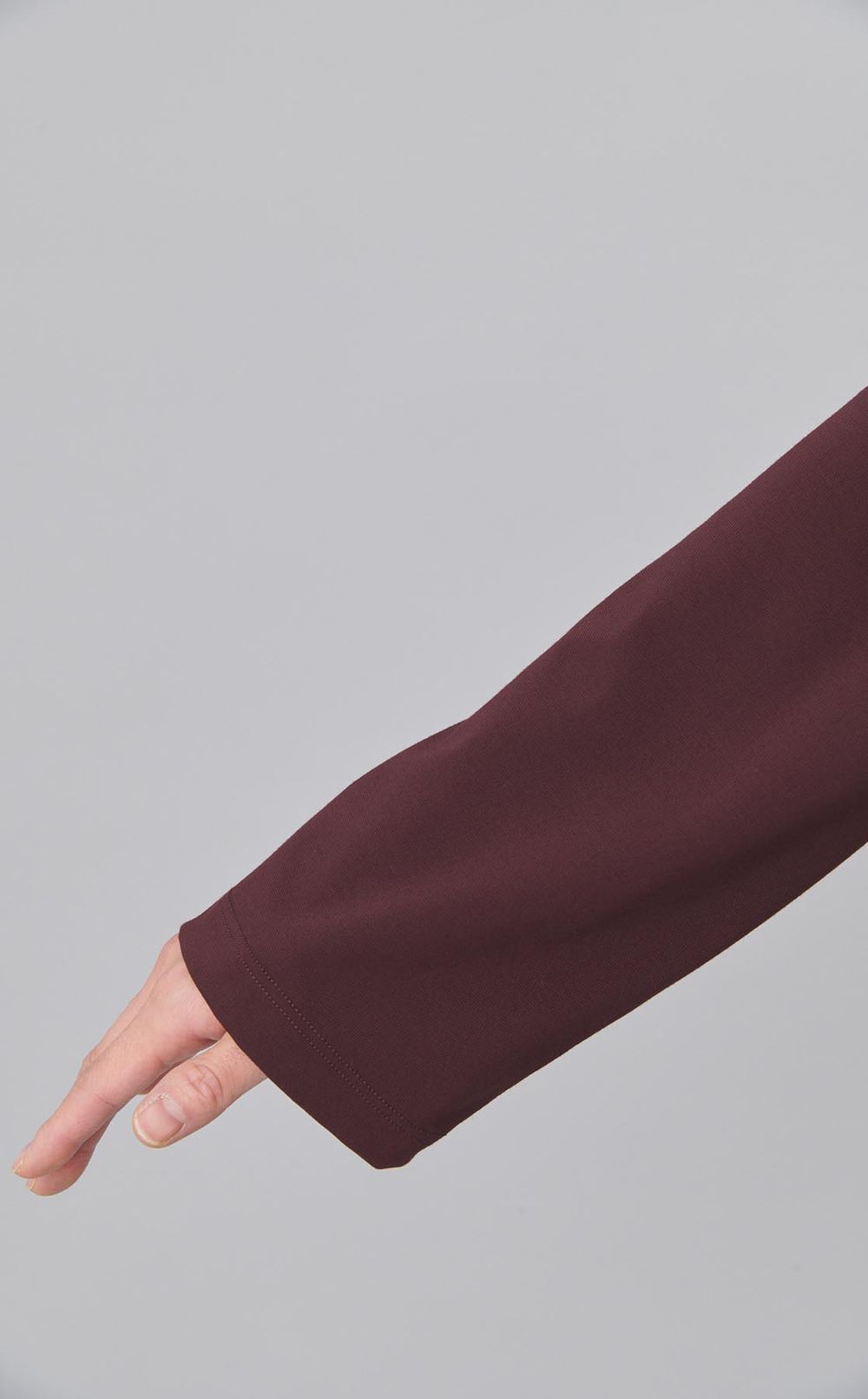 ジャージ切替プリーツベルテッドワンピース