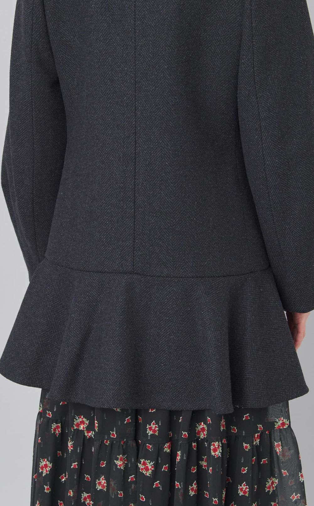 ツイードフレアドレスコート