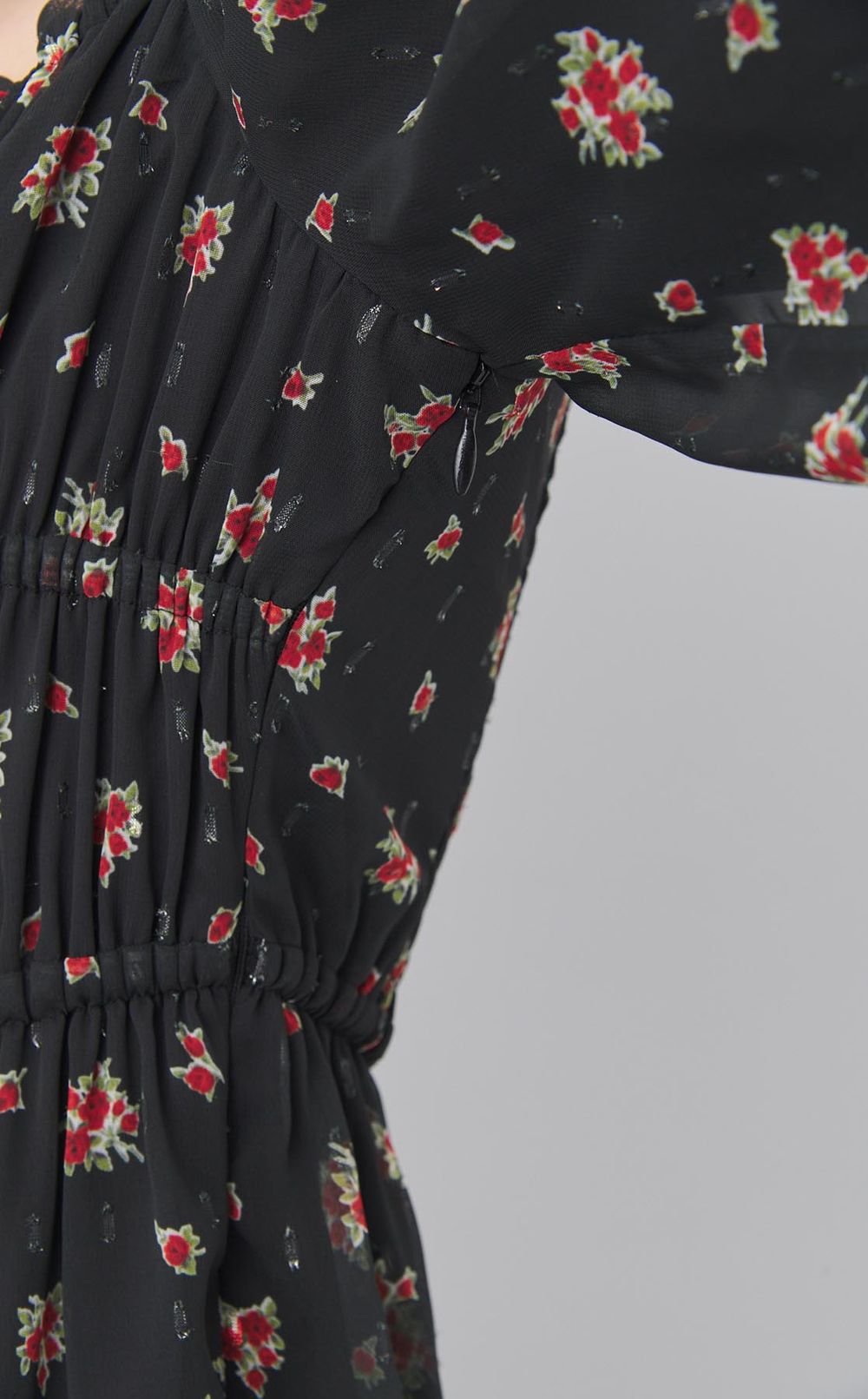 2wayフラワープリントワンピース