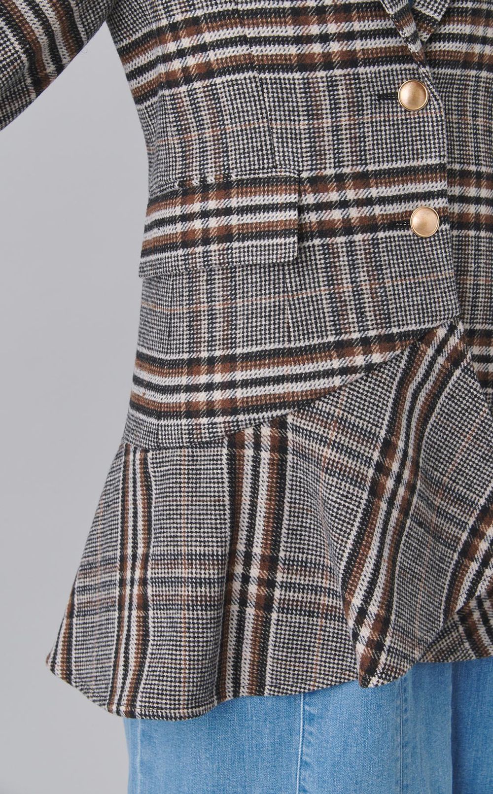 ツイードフレアドレスコート