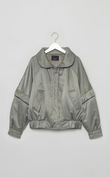 サテンデタッチャブルブルゾン