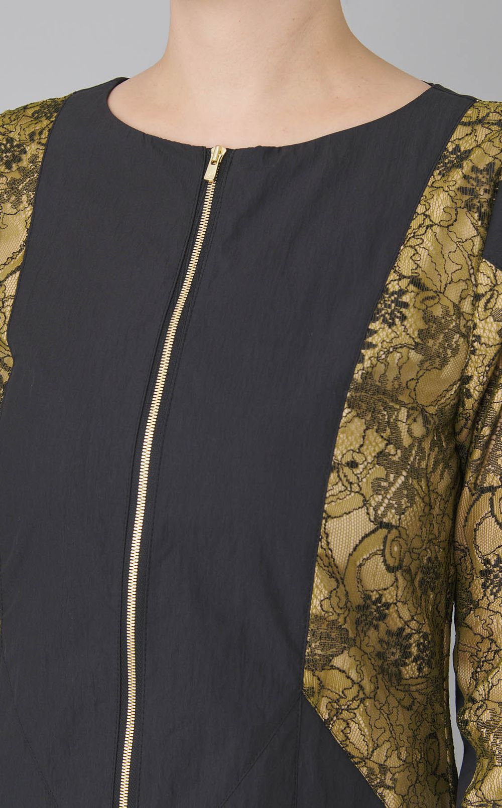 【reADdress】FRONT-ZIP DRESS