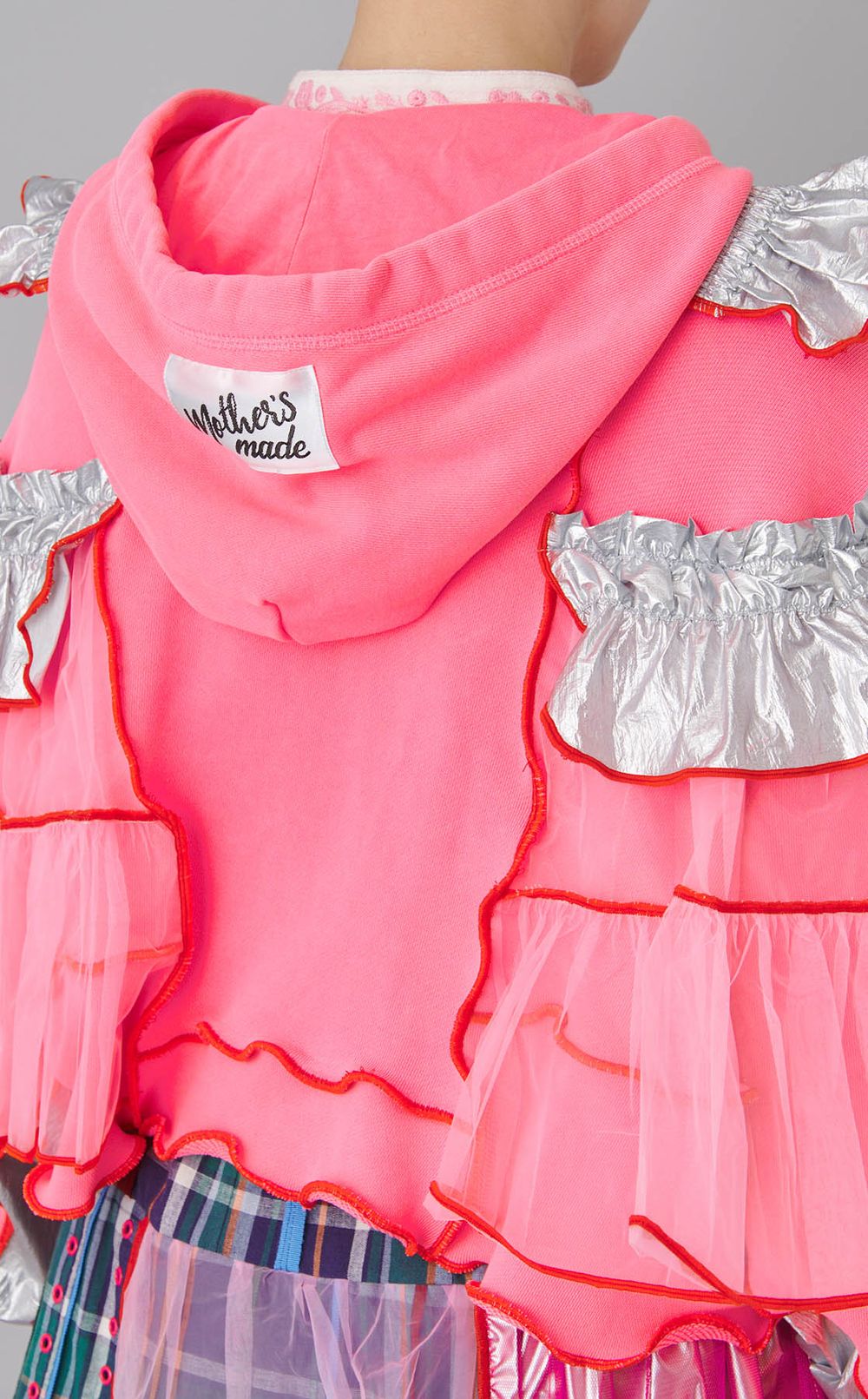 【reADdress】刺繍×フリルドッキングフーディ