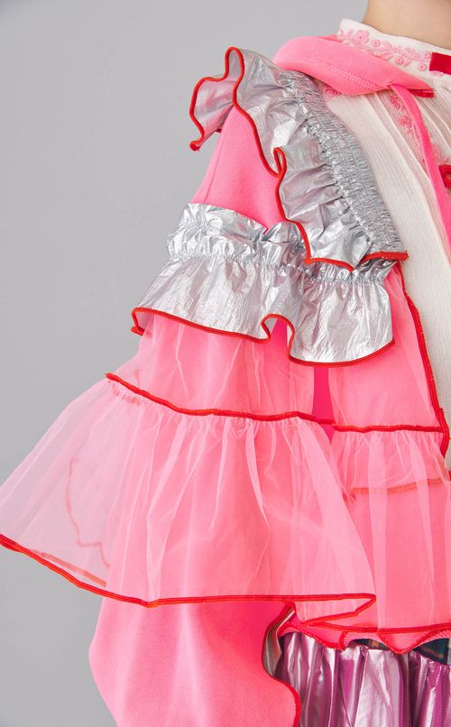 【reADdress】チュール切替フレアスカート