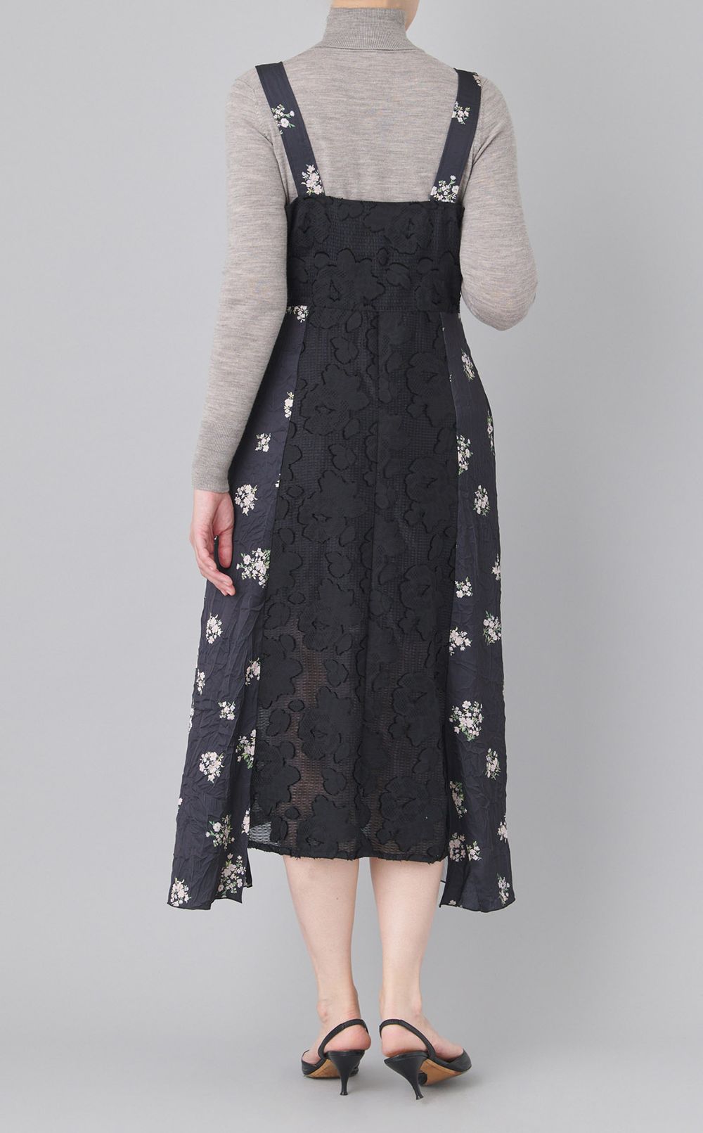 【reADdress】パッチワークジャンパースカート