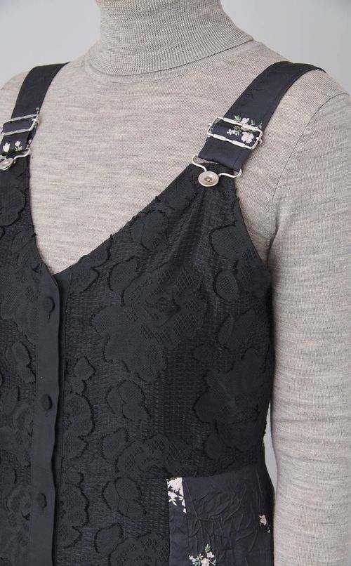 【reADdress】パッチワークジャンパースカート