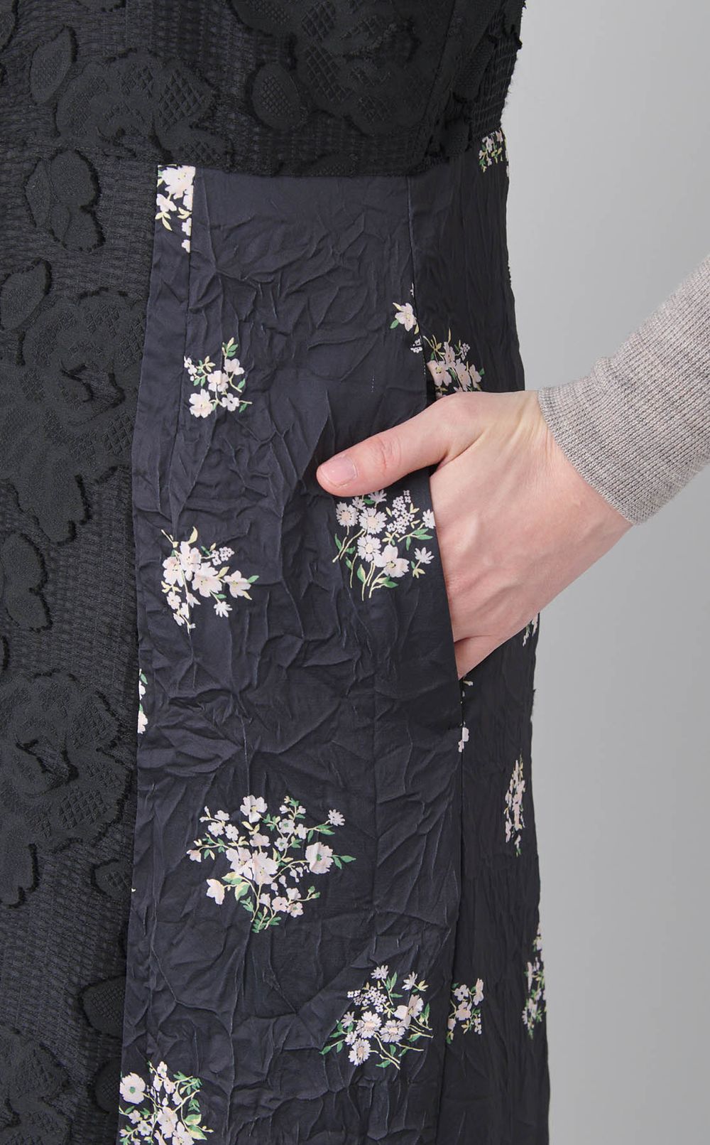 【reADdress】パッチワークジャンパースカート