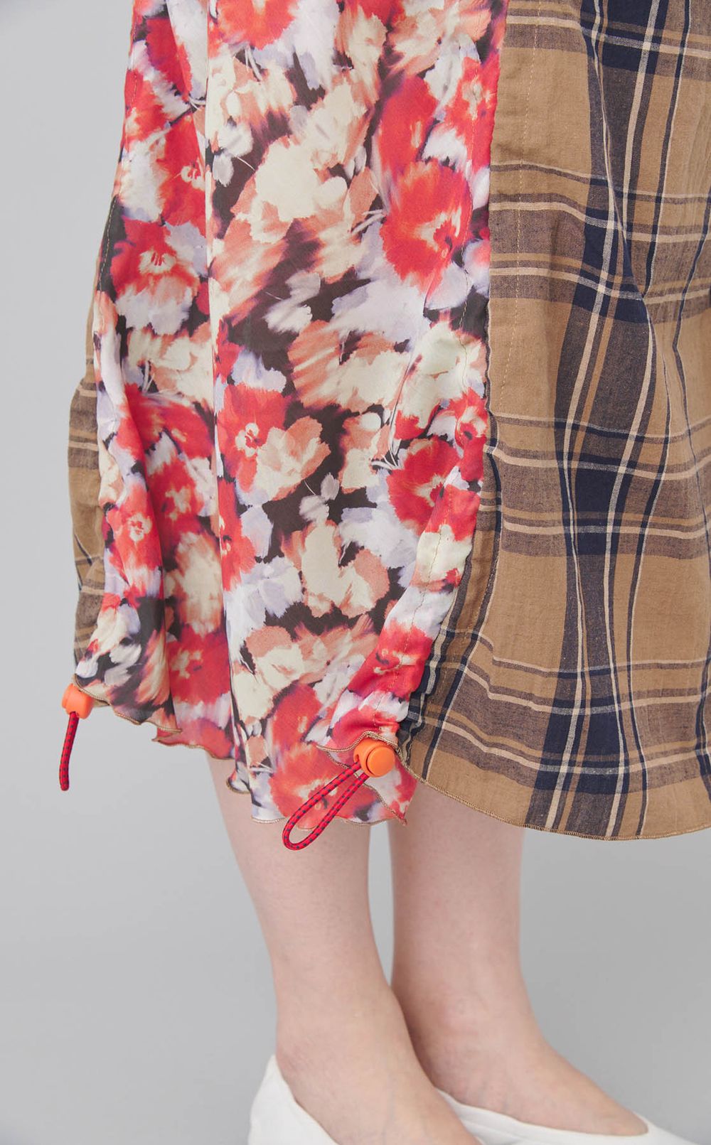 【reADdress】パッチワークジャンパースカート