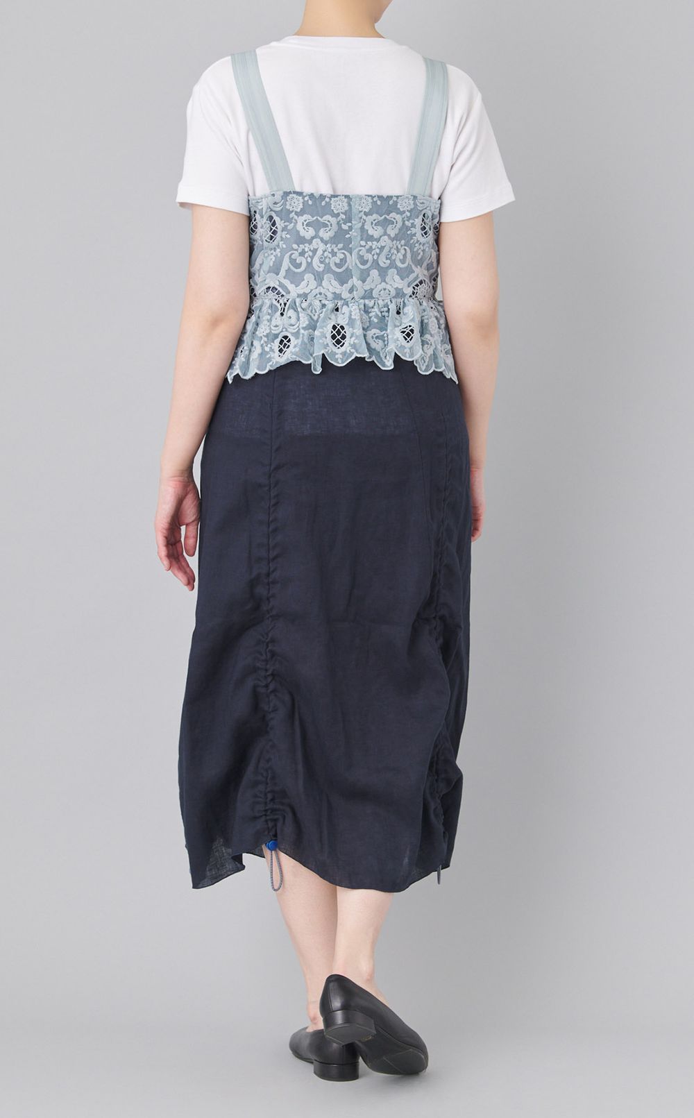 【reADdress】パッチワークジャンパースカート