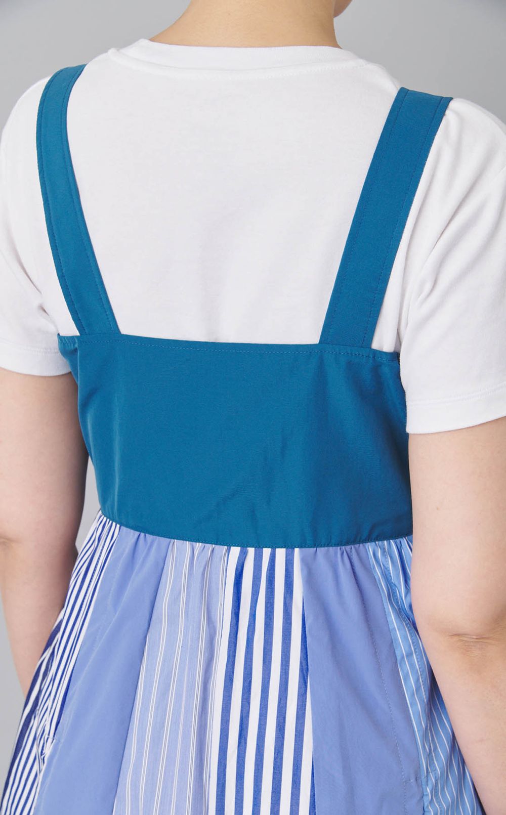 【reADdress】パッチワークジャンパースカート