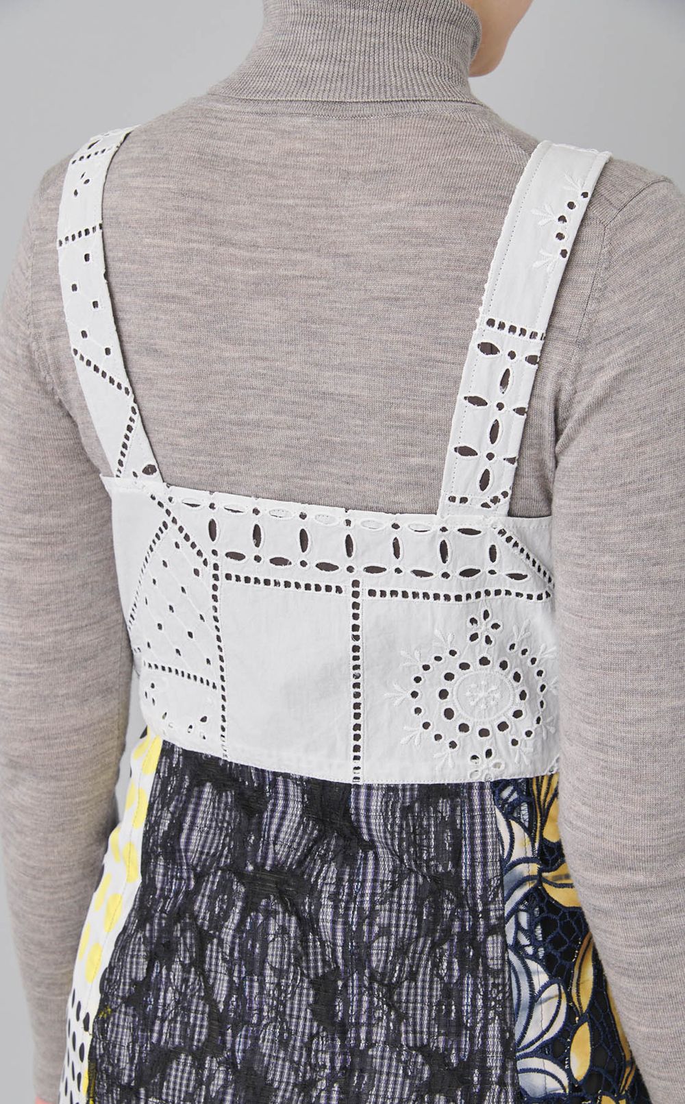 【reADdress】パッチワークジャンパースカート