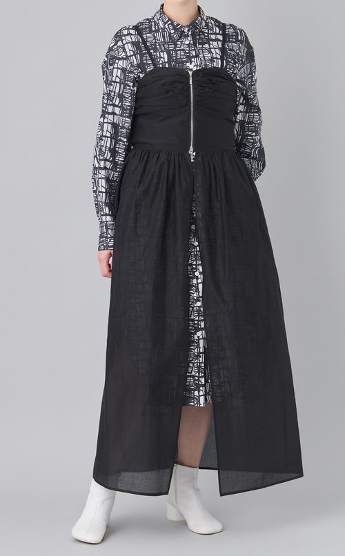 シアーロングキャミソールワンピース