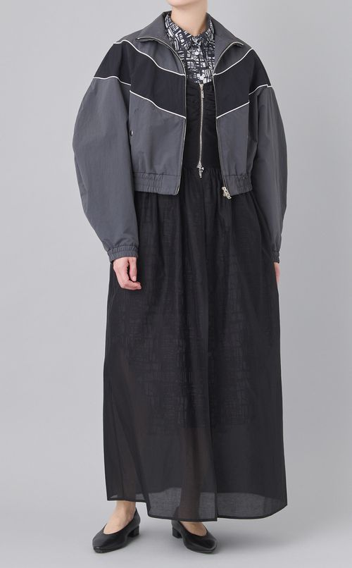 ナイロンダブルジップトラックブルゾン