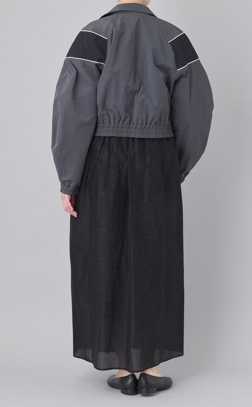 ナイロンダブルジップトラックブルゾン