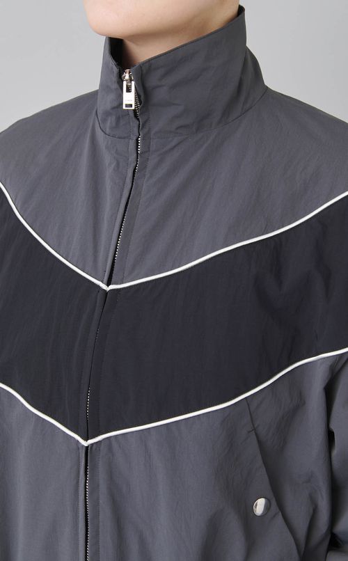 ナイロンダブルジップトラックブルゾン