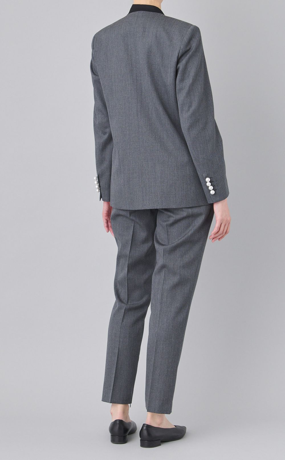 インサイドジップテーパードパンツ