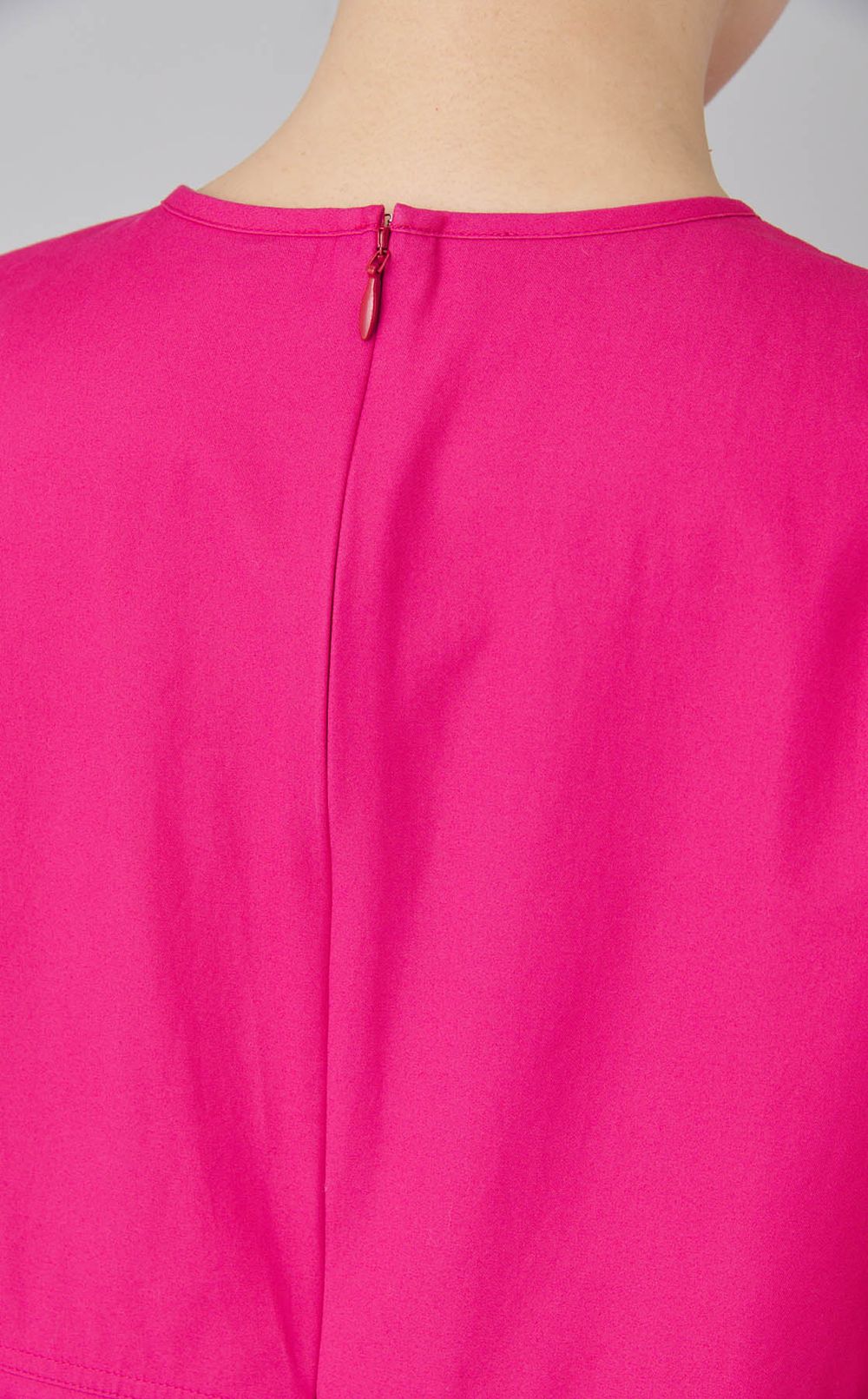 モールスキンギャザーフレアワンピース