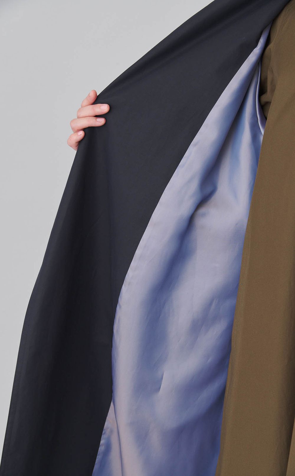 スムースクロスガウンコート