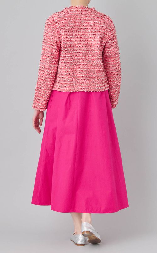 ツイードモクノーカラージャケット