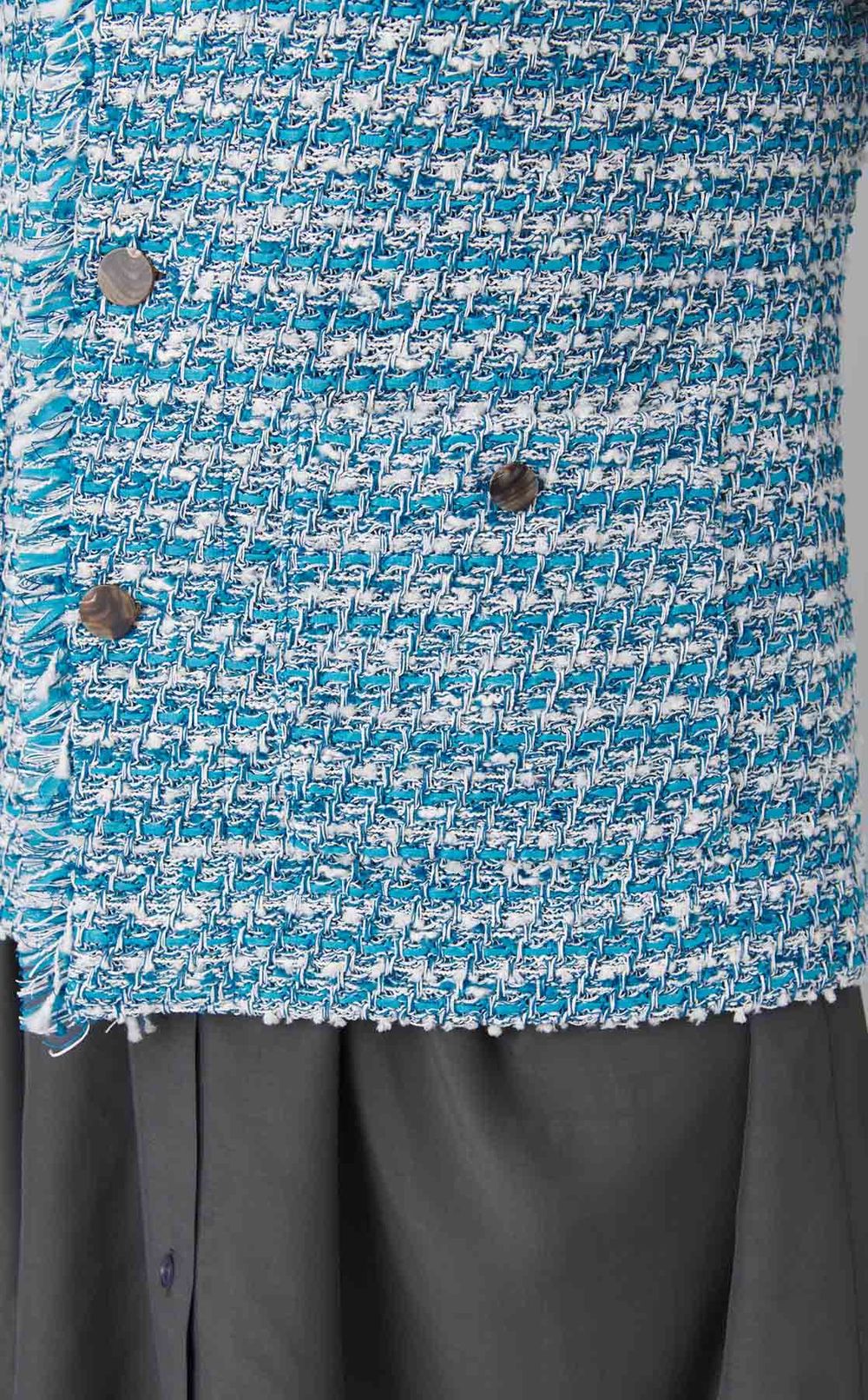 ツイードモクノーカラージレ