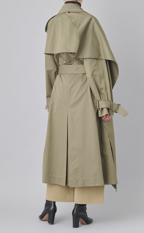 ドレープスカーフトレンチコート