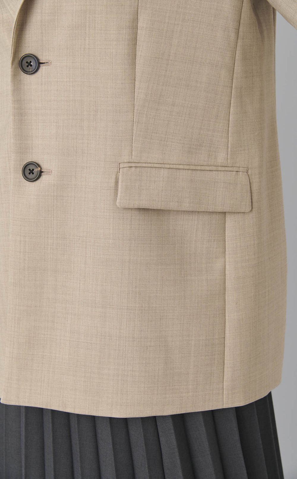 ストライプテーラードジャケット