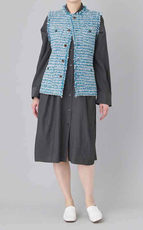 ボウタイシャツワンピース