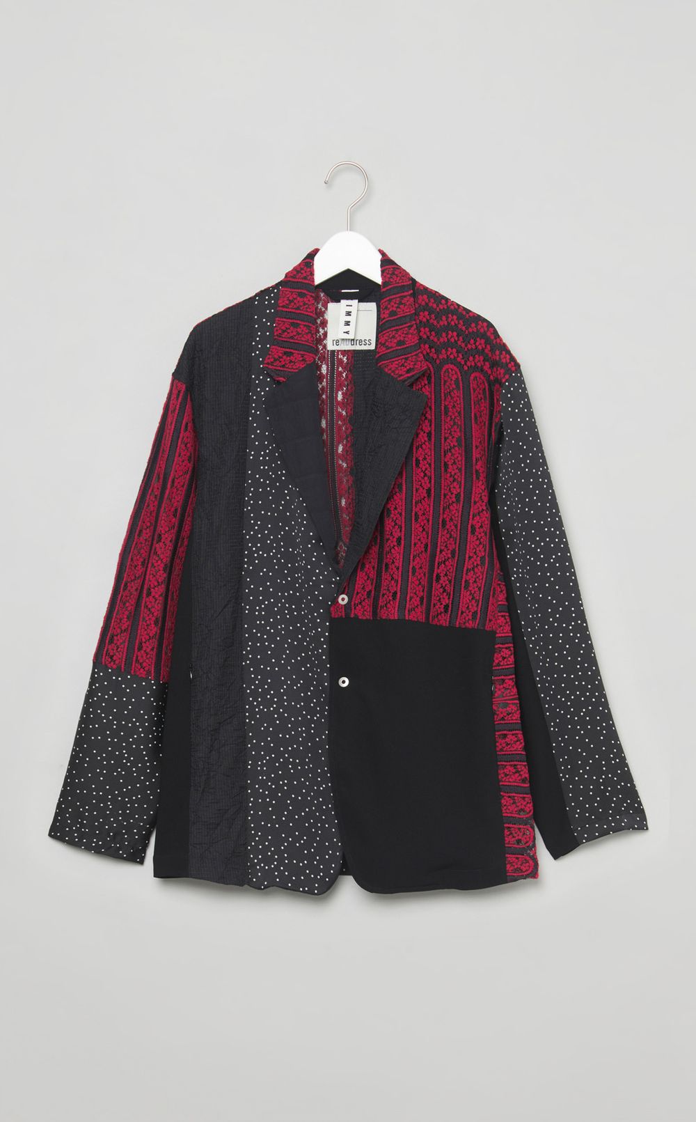 【reADdress】パッチワークテーラードジャケット