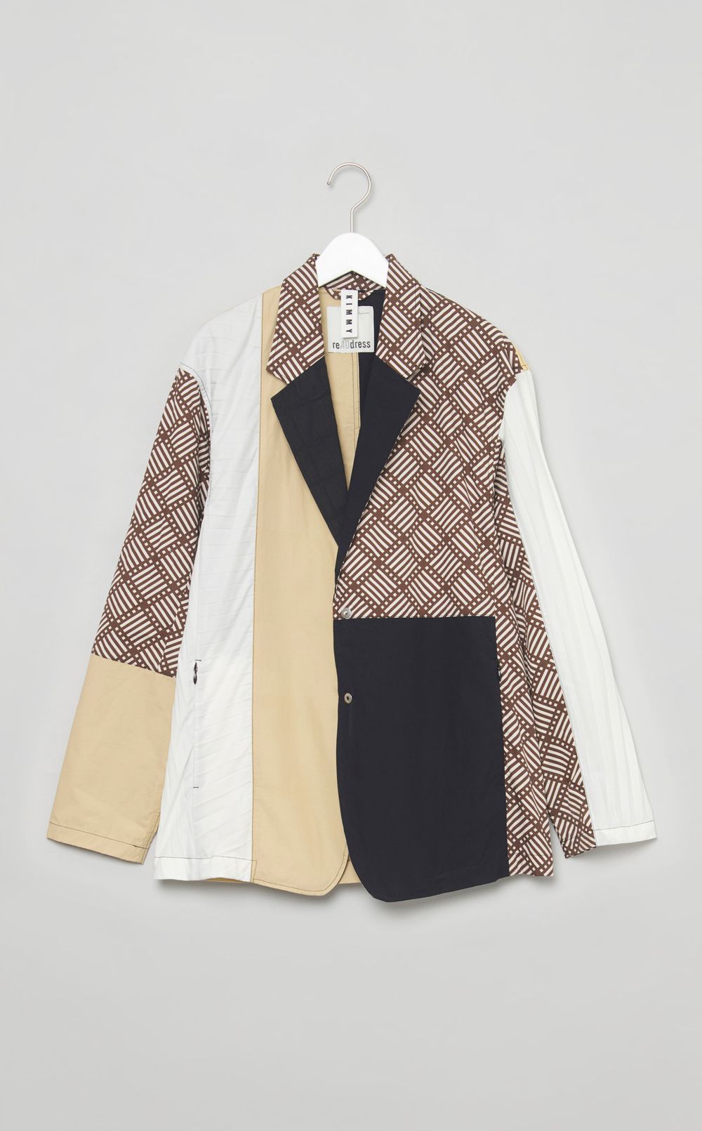 【reADdress】パッチワークテーラードジャケット