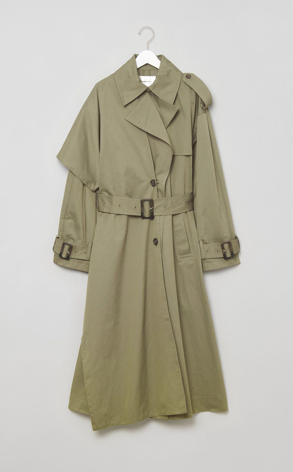 ドレープスカーフトレンチコート