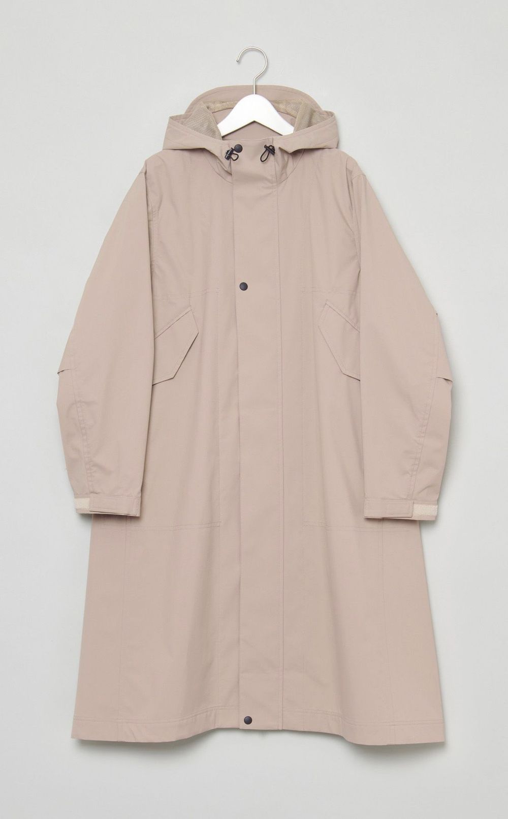 3レイヤーフーディモッズコート